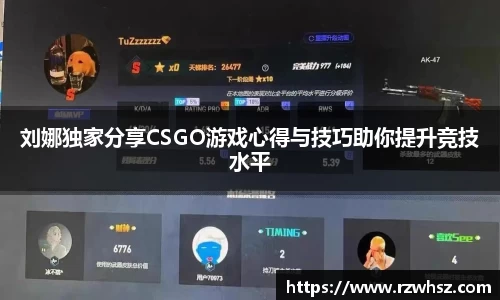 刘娜独家分享CSGO游戏心得与技巧助你提升竞技水平