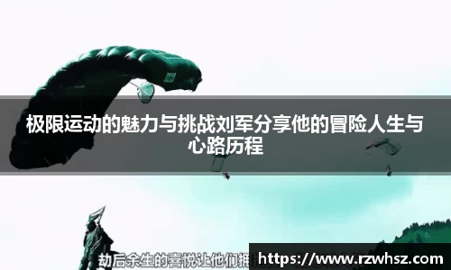 极限运动的魅力与挑战刘军分享他的冒险人生与心路历程