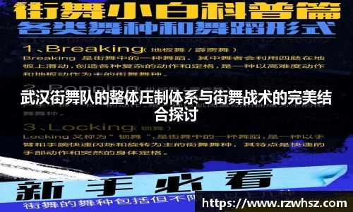 武汉街舞队的整体压制体系与街舞战术的完美结合探讨